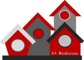 4 and more Bedroom Rentals